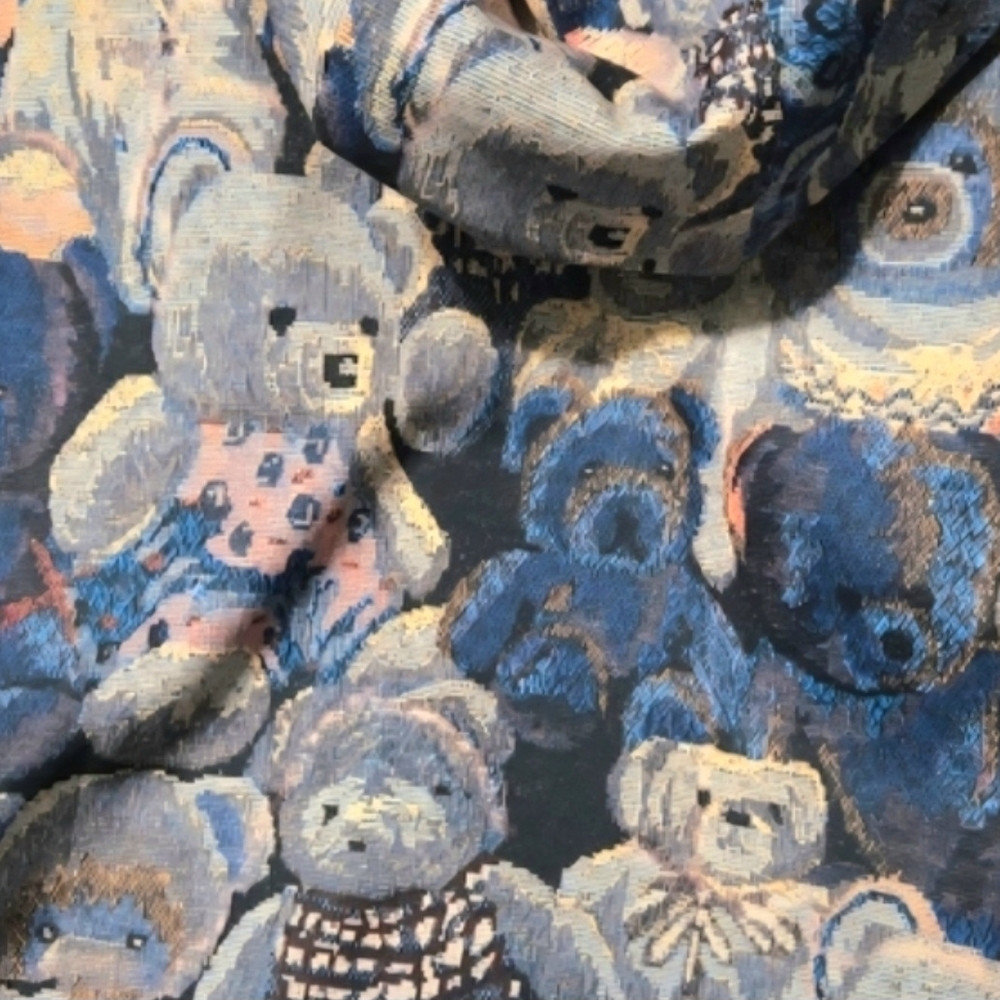 Men's Bear Pattern Jacket And Two Matching Bear H… - image 3